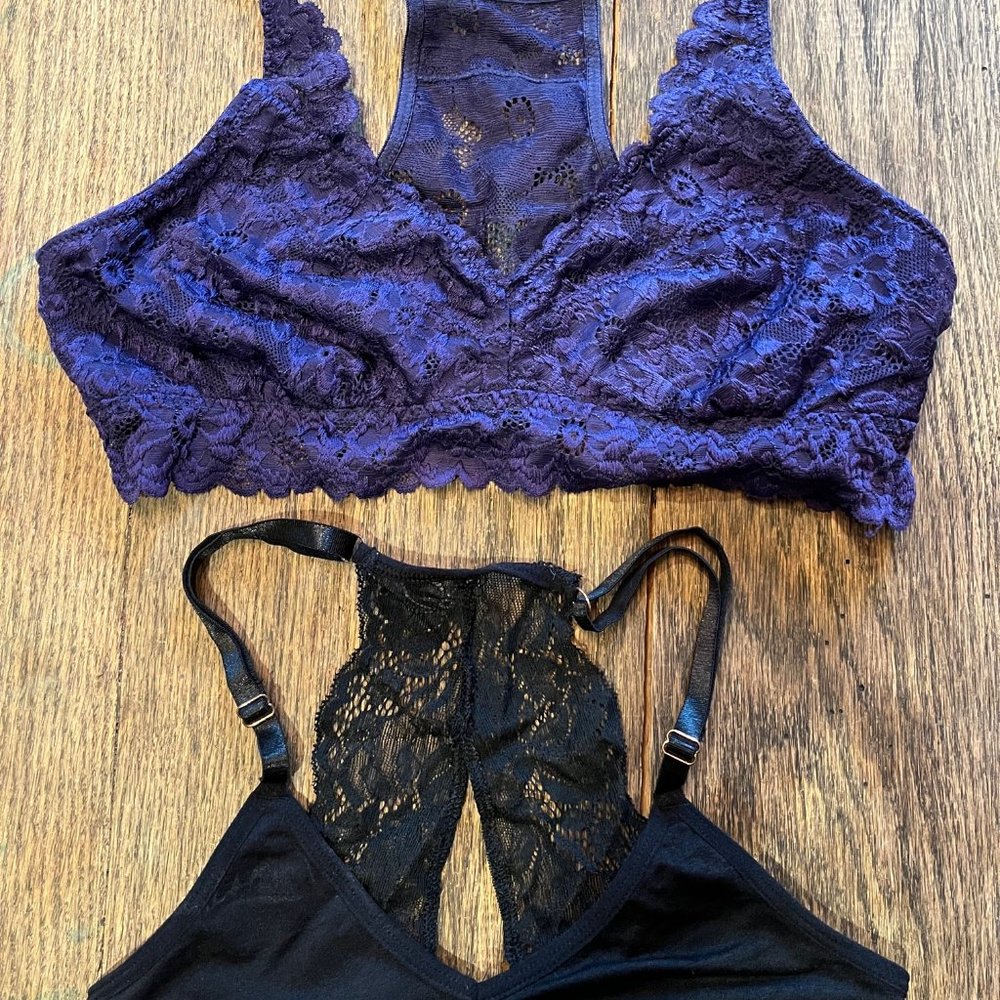 Lacy sports bra bundle of two - size small